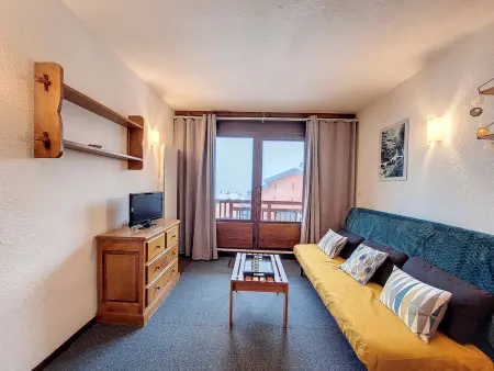 Location appartement à Montvalezan La Rosière, Studio fonctionnel avec coin montagne et balcon exposé Sud, proche pistes et commerces
