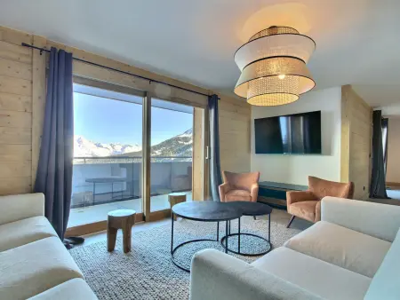 Location appartement à La Plagne, Appartement neuf 12 pers, vue mont, balcons, wifi