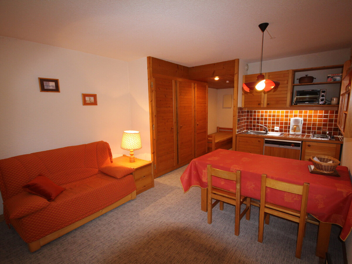Studio cabine 3 pers. aux Saisies, balcon sud vue pistes - Photo 1