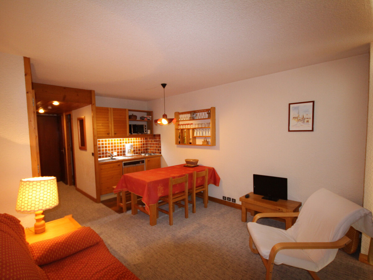 Studio cabine 3 pers. aux Saisies, balcon sud vue pistes - Photo 5