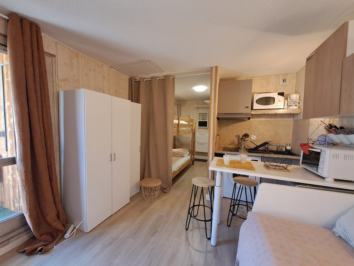 Studio 20m² 3 pers, balcon, parking - Les Deux Alpes - Photo 2