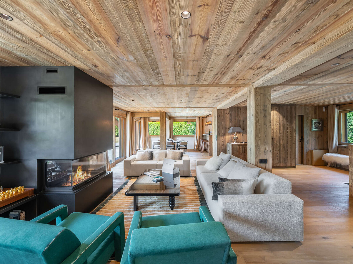Chalet de luxe avec piscine et espace jeux, proche centre de Megève - Photo 2