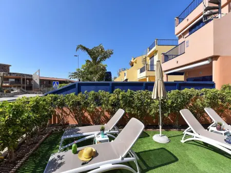 Bungalow Meloneras Bahía 10HH – piscine et plage à pied : photo 22