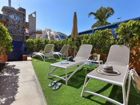 Bungalow Meloneras Bahía 10HH – piscine et plage à pied : photo 23