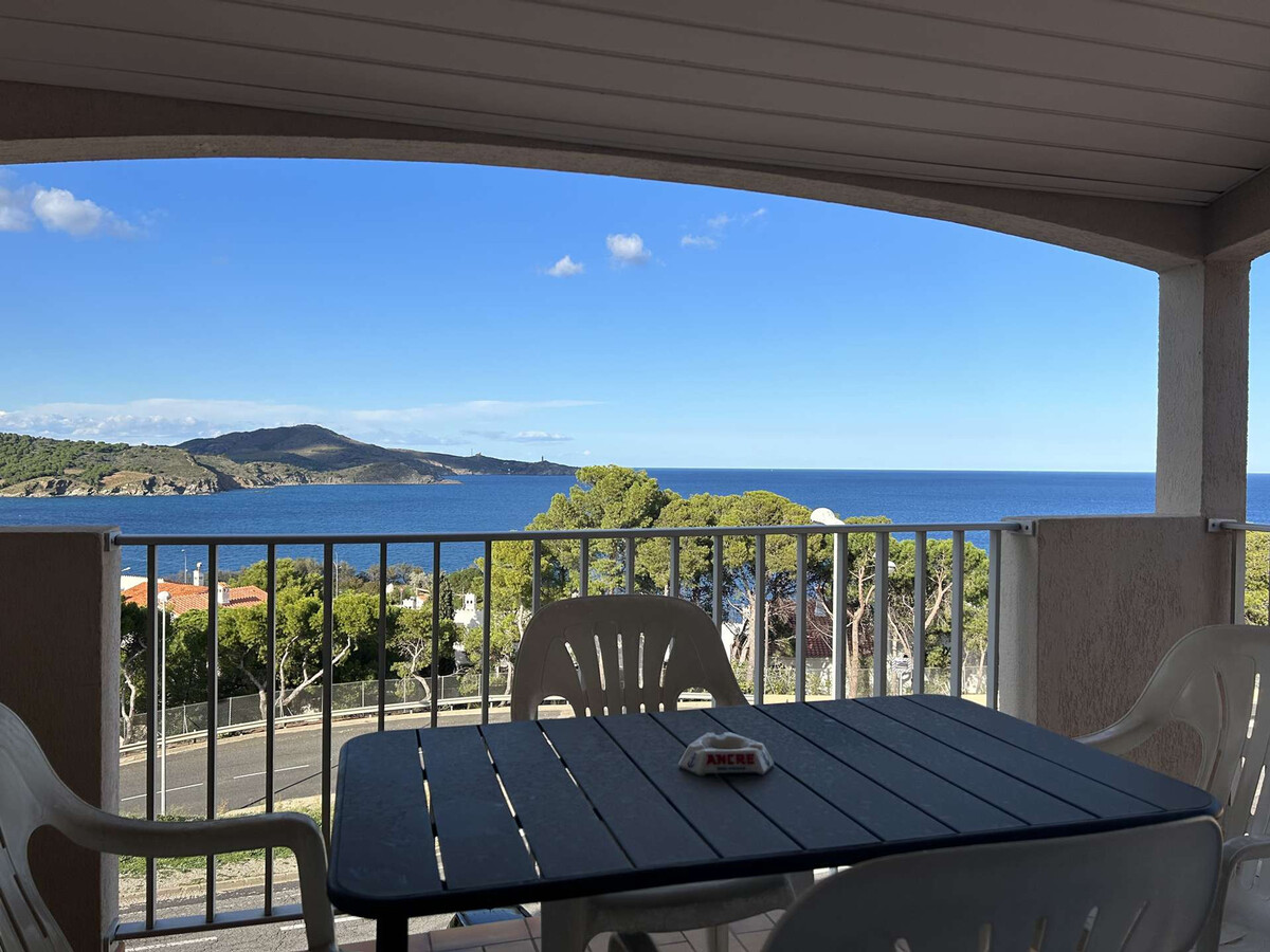 Studio cabine 4 couchages vue mer à Banyuls-sur-Mer - Photo 1