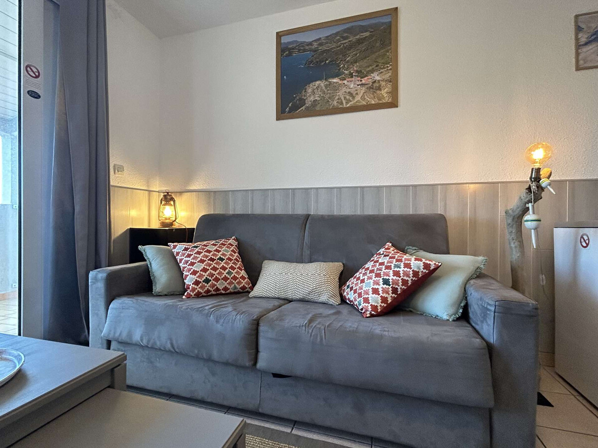 Studio cabine 4 couchages vue mer à Banyuls-sur-Mer - Photo 4