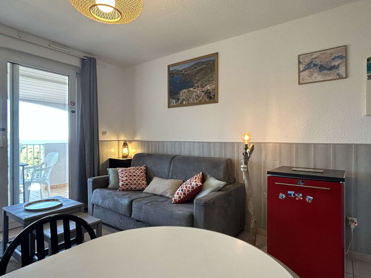 Studio cabine 4 couchages vue mer à Banyuls-sur-Mer - Photo 9