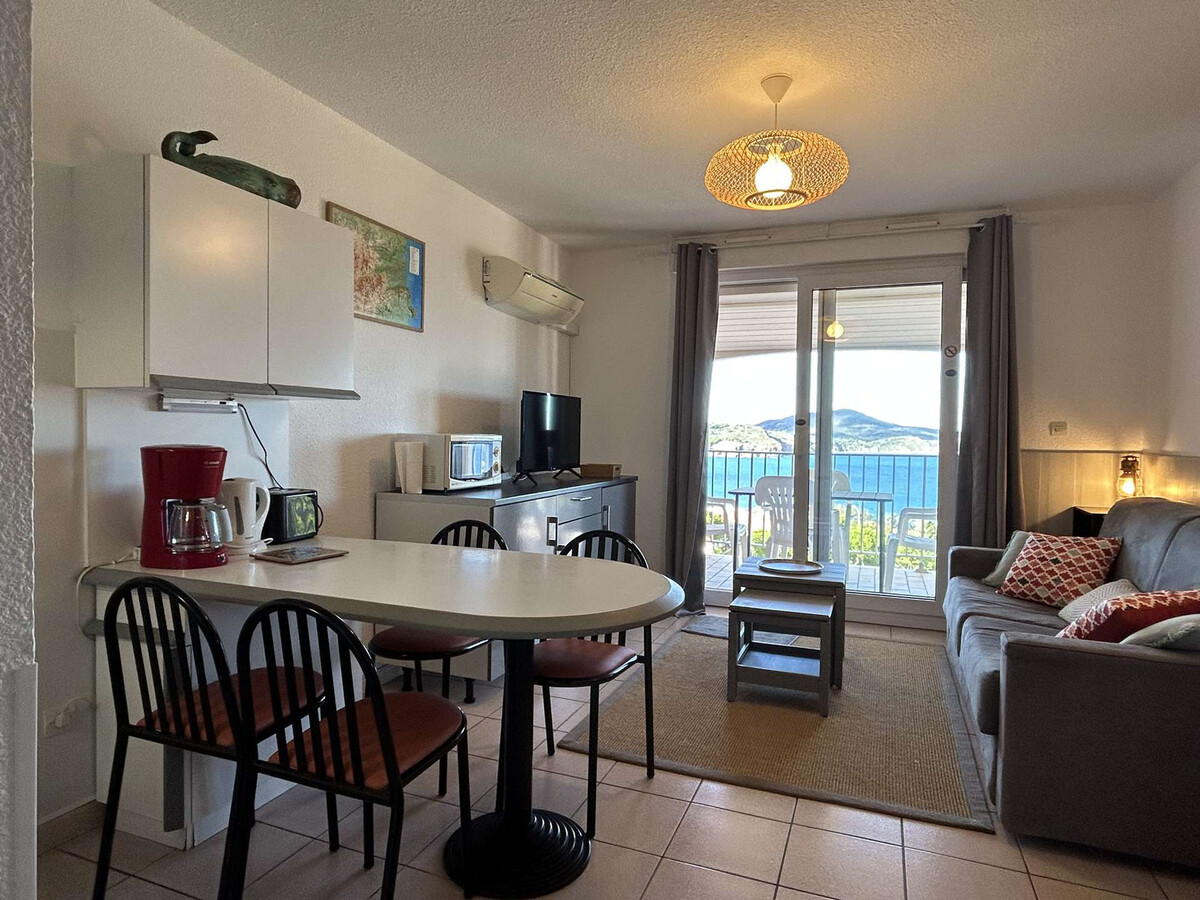 Studio cabine 4 couchages vue mer à Banyuls-sur-Mer - Photo 10
