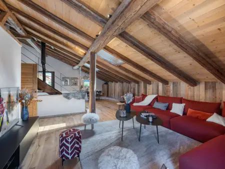 Location chalet à Saint Gervais les Bains, Chalet convivial à proximité des pistes avec balcon et WIFI