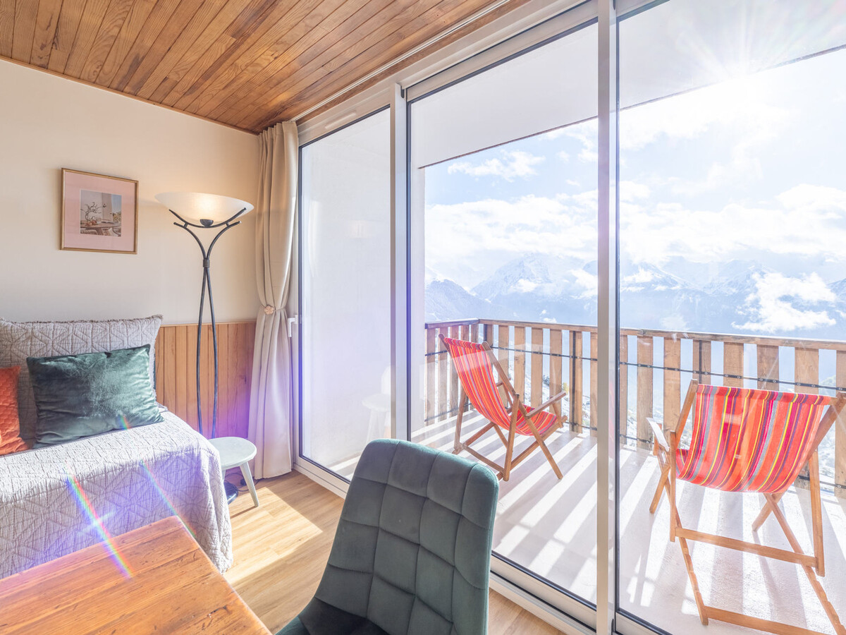 Appartement 4 pers. rénové, balcon sud à Huez - Photo 14