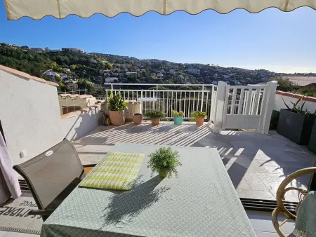 Maison mitoyenne T3 avec piscine, clim, parking, animaux acceptés - Photo 1