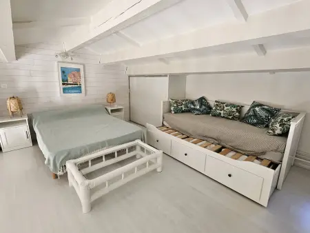 Maison mitoyenne T3 avec piscine, clim, parking, animaux acceptés - Photo 14