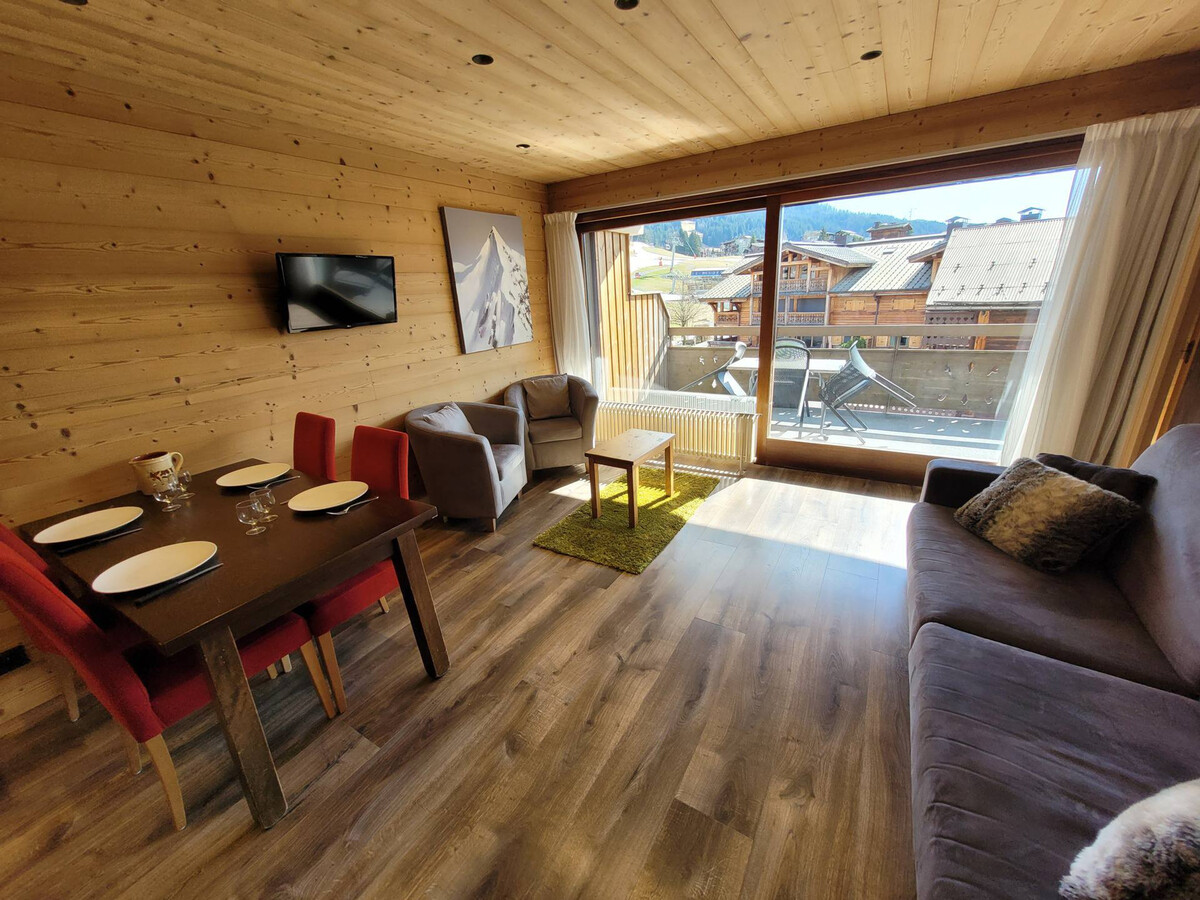 Appartement 35 m² aux Gets, front de pistes avec balcon - Photo 1