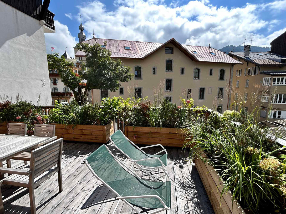 Appartement Megève 3 chambres, terrasse 40m², cheminée - Photo 11