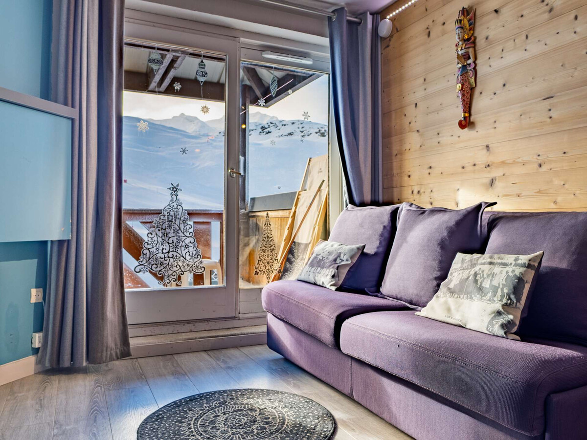 Appartement 4 pers rénové, balcon vue pistes, local à ski - Photo 1
