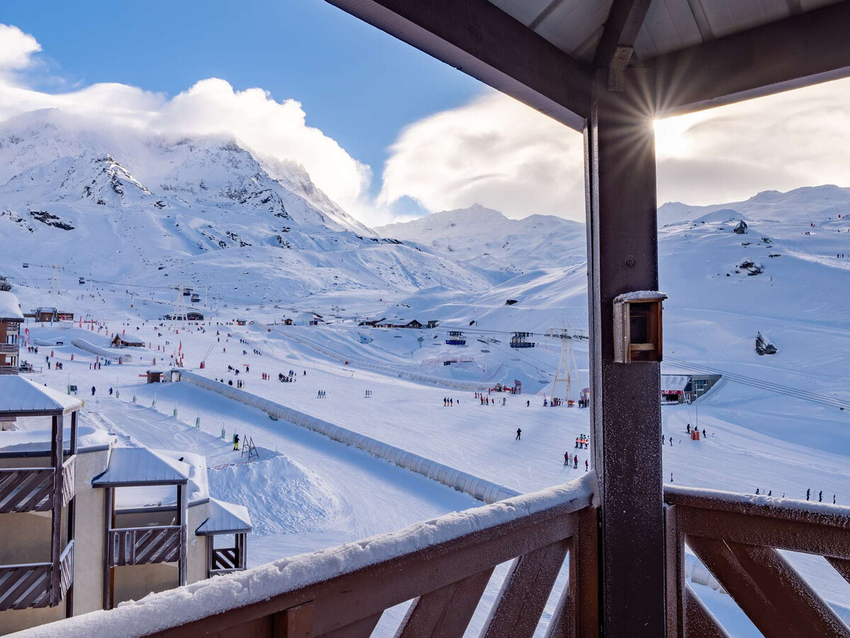 Appartement 4 pers rénové, balcon vue pistes, local à ski - Photo 9