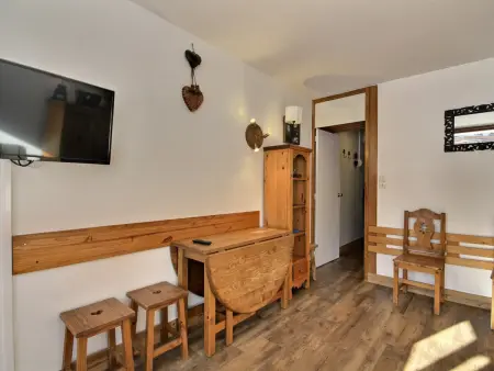 Studio rénové 3 pers plein sud, balcon pistes La Plagne : photo 7