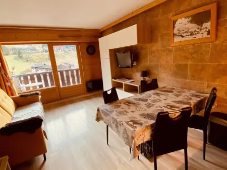 Location appartement à La Clusaz, Appartement moderne centre village avec balcon et garage