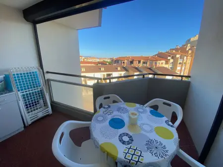 Appartement 4 pers. Le Barcarès, vue mer partielle et plage à 100 m : photo 2