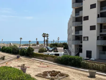 Appartement 4 pers. Le Barcarès, vue mer partielle et plage à 100 m : photo 5