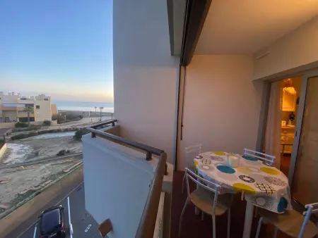 Appartement 4 pers. Le Barcarès, vue mer partielle et plage à 100 m : photo 8