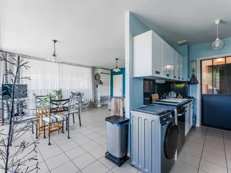 Appartement climatisé centre Biscarrosse, terrasse Sud : photo 8