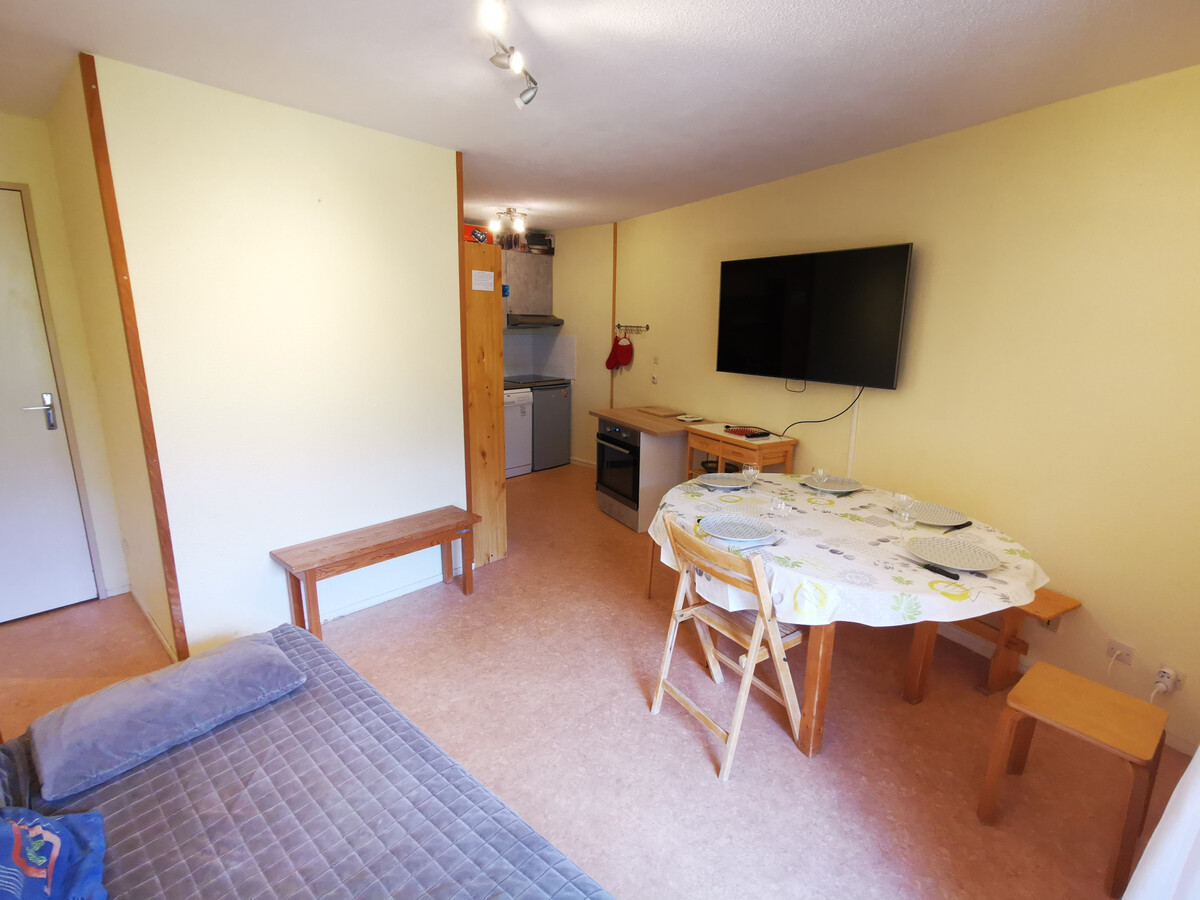 Appartement 5 pers, balcon vue piste aux Adrets-Prapoutel - Photo 1