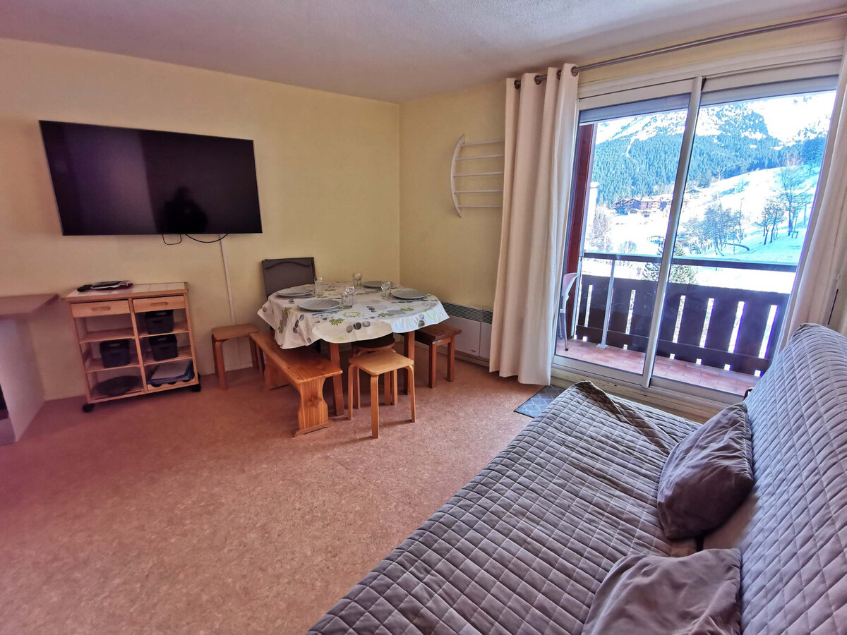Appartement 5 pers, balcon vue piste aux Adrets-Prapoutel - Photo 8