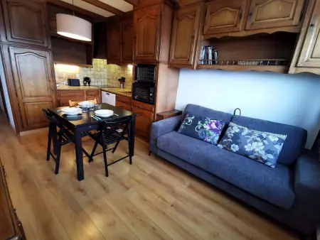 Location appartement à Les Adrets Prapoutel, Appartement cosy 2 pièces, pied des pistes, 5 pers., centre station, commerces et remontées à proximité