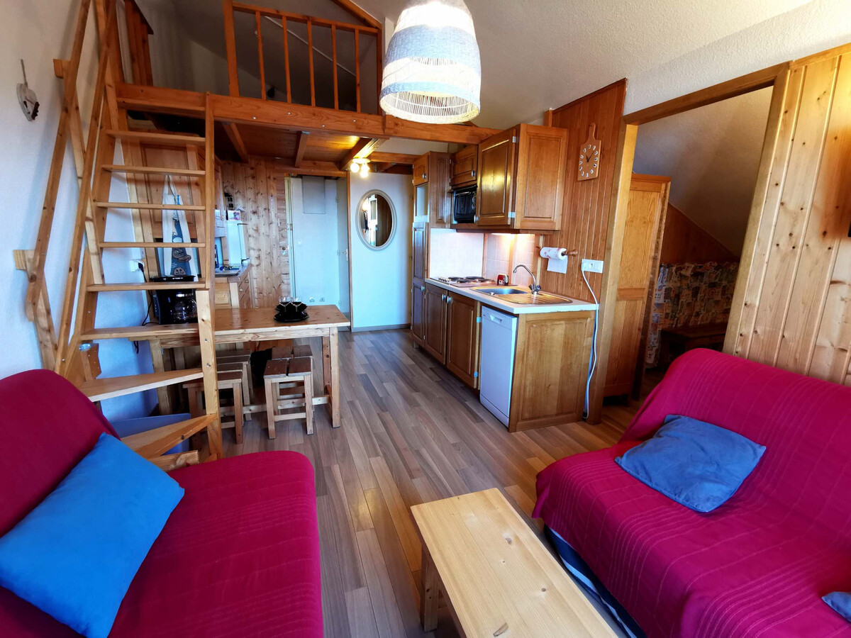 Appartement 6 pers aux Adrets-Prapoutel, balcon vue vallée - Photo 2