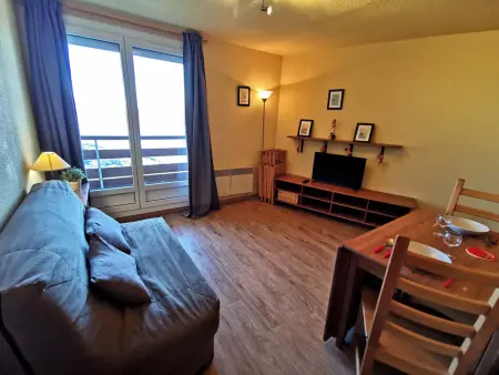 Location appartement à Les Adrets Prapoutel, 2 Pièces Cabine Pied des Pistes - 4 Lits Superposés, Animaux Admis
