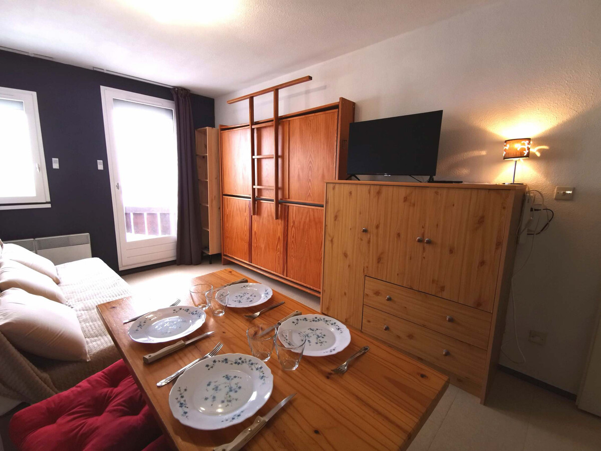 Studio 3e étage avec balcon vue vallée, skis aux pieds - Photo 2