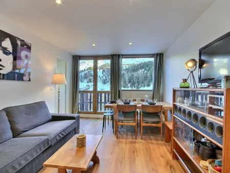 Location appartement à La Plagne, Bel appartement rénové pour 5 personnes à Plagne Centre