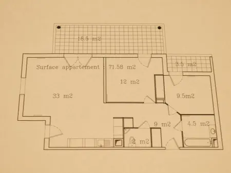 Appartement 3 pièces avec terrasse et piscine à Saint-Raphaël : photo 12