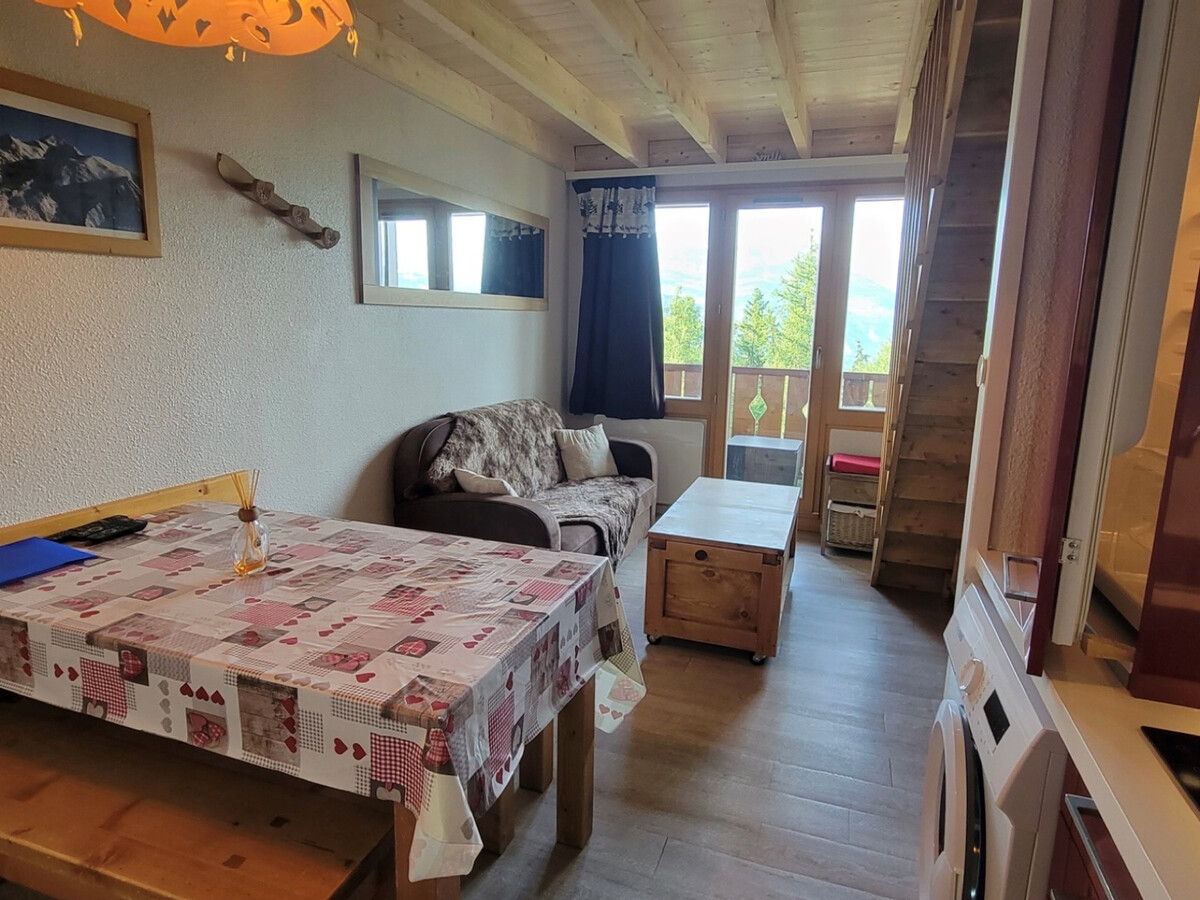 Duplex rénové 3P+cabine, vue Mont Blanc, La Plagne - Photo 3