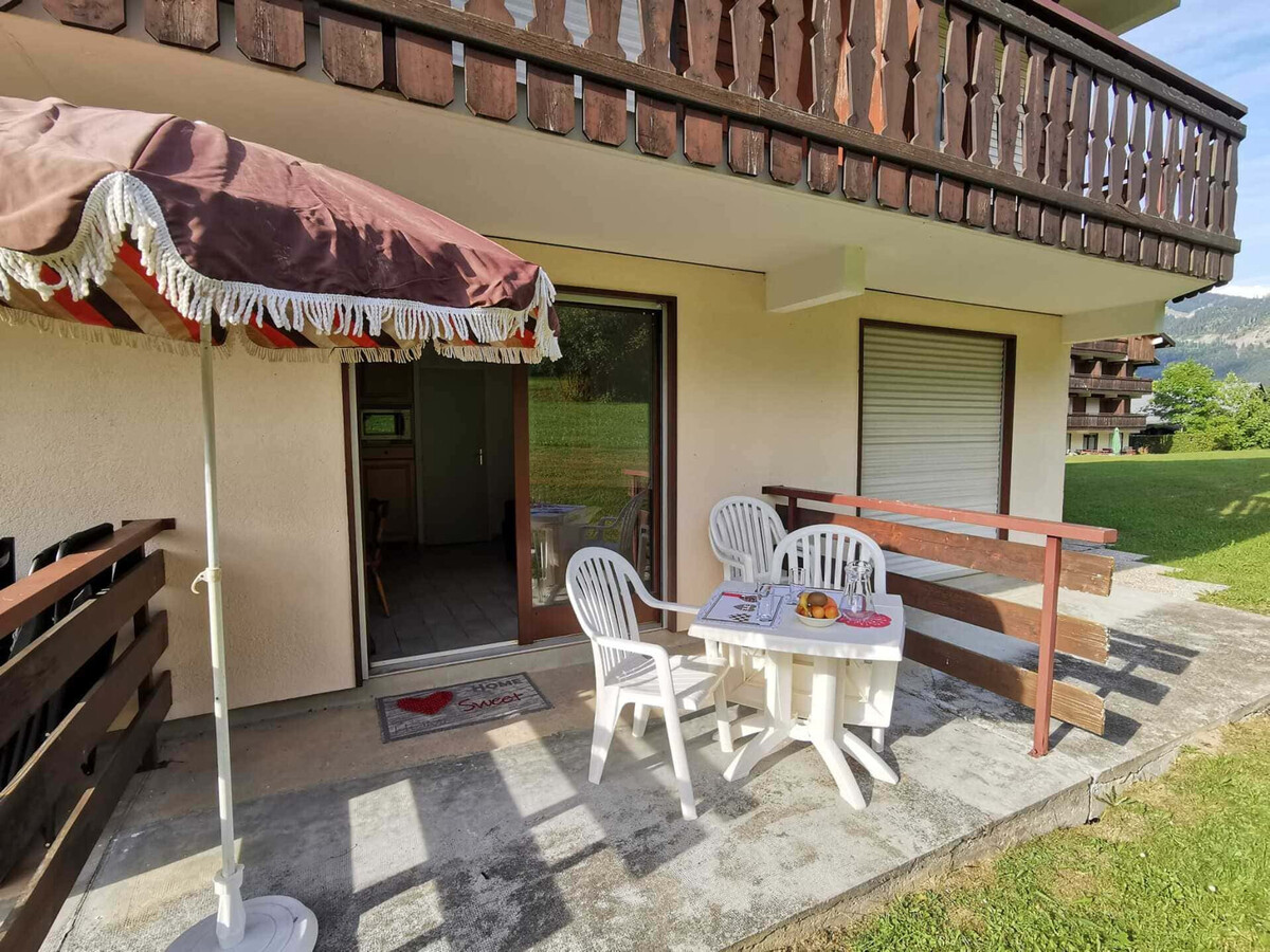 Studio 3 pers Châtel avec terrasse, animaux acceptés - Photo 10