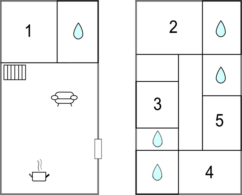 Maison 10 pers., 5 chambres avec jardin près plage - Photo 41