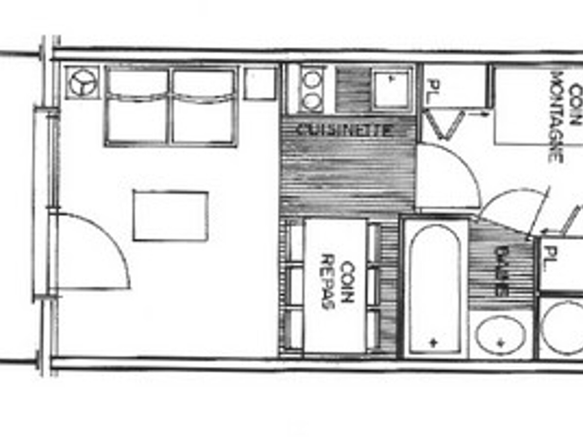 Studio cabine 4 pers aux Saisies, vue pistes, animaux OK - Photo 4