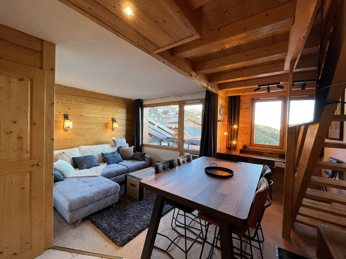 Appartement 6 pers. aux pieds des pistes à Méribel - Photo 2