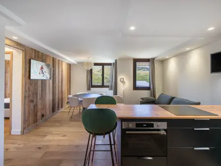 Appartement 2 chambres Val Thorens, vue pistes et balcons : photo 2