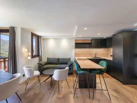 Appartement 2 chambres Val Thorens, vue pistes et balcons : photo 6