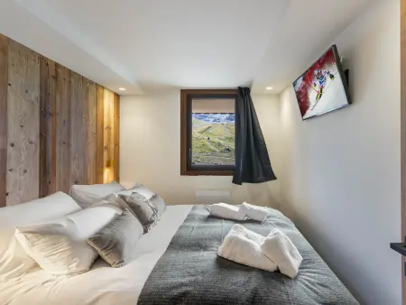 Appartement 2 chambres Val Thorens, vue pistes et balcons : photo 9