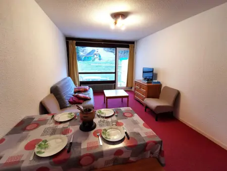 Appartement 2P cabine face aux pistes, cœur des Adrets-Prapoutel : photo 15