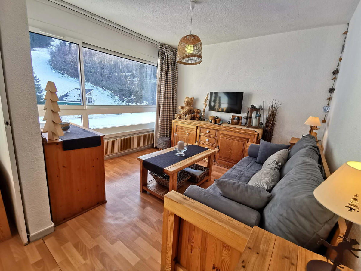 Appartement 7 couchages, balcon vue piste aux Adrets-Prapoutel - Photo 2