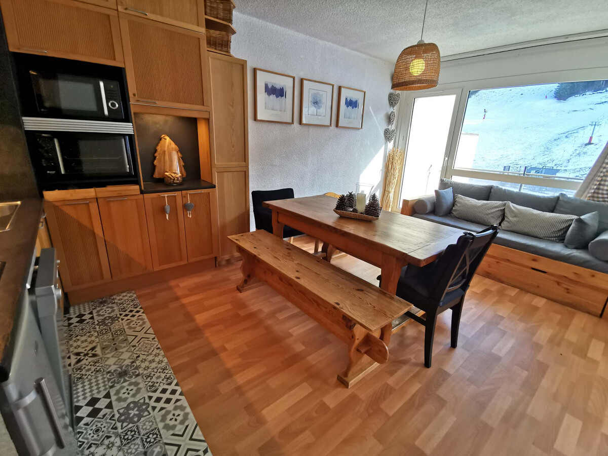 Appartement 7 couchages, balcon vue piste aux Adrets-Prapoutel - Photo 7