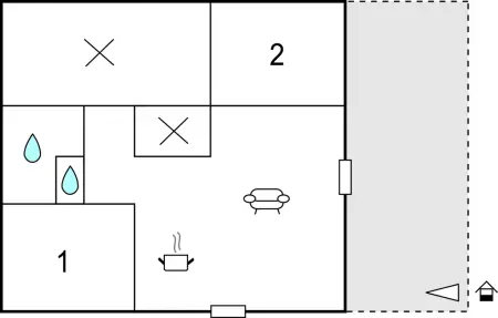Maison 75 m² avec jardin privé près de l'Orb : photo 30