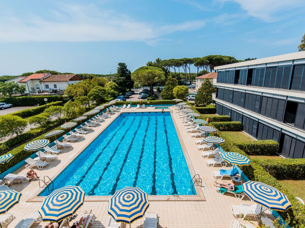Trilo 55 m² Marina di Bibbona, balcon vue piscine - Photo 2