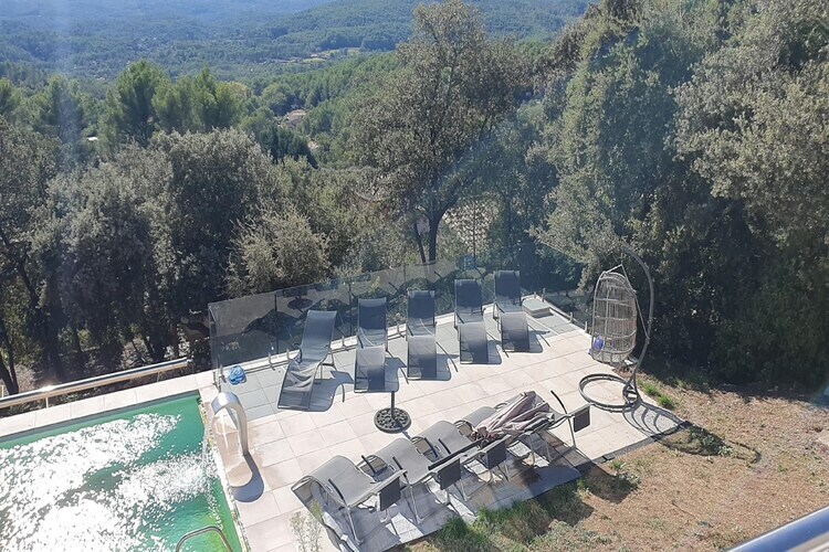 Villa d'Architecte avec piscine, vue vignobles à Lorgues - Photo 35