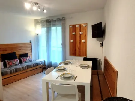 2 pièces cabine balcon piste, 6 pers. - Les Adrets : photo 10