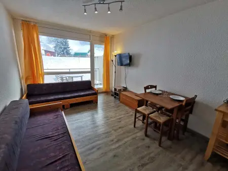 Studio aux pieds des pistes, balcon vue sud-est : photo 4